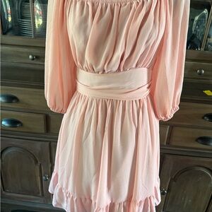 Elegant Pink mini Dress